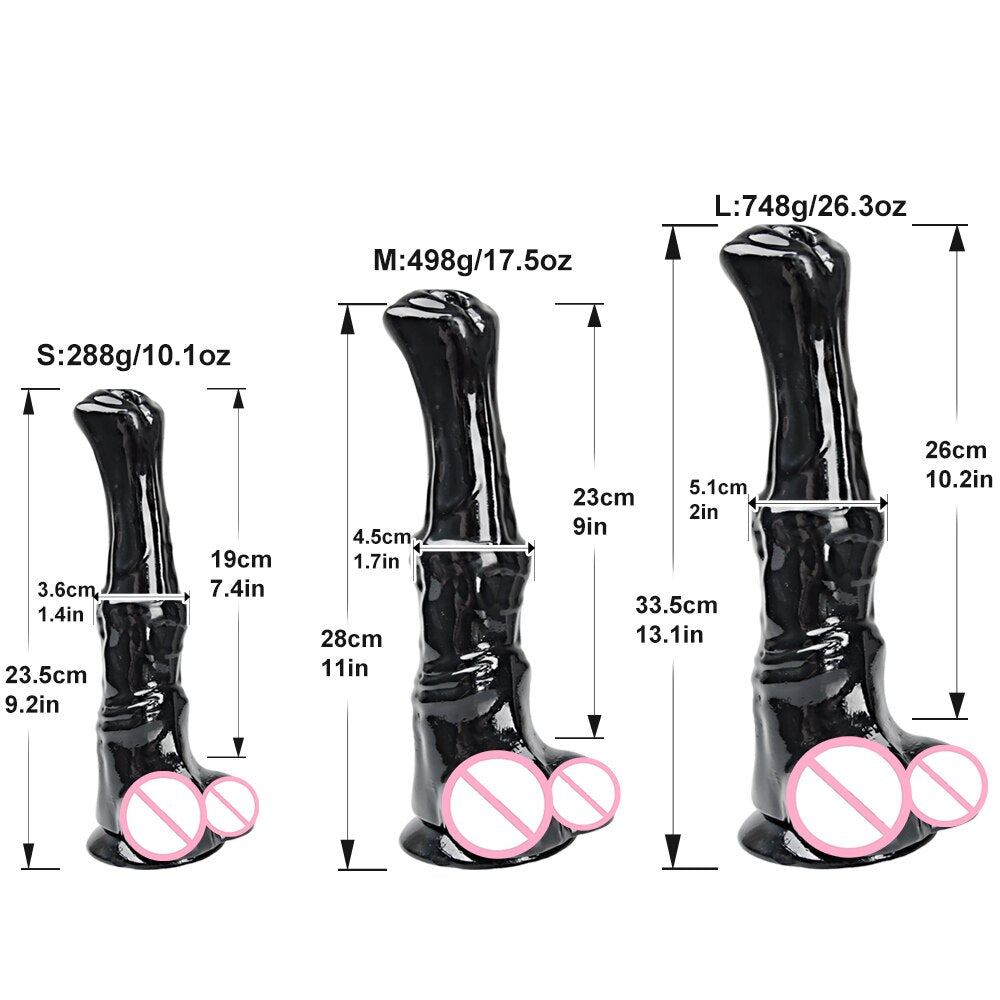 ม้ายักษ์ Dildo สมจริงอวัยวะเพศชาย Cock หญิง Masturbator สัตว์ Dildo Anal Plug ของเล่นสำหรับผู้ใหญ่18เซ็กซ์ทอยสำหรับผู้ชายผู้หญิงเลสเบี้ยน