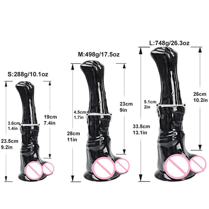 ม้ายักษ์ Dildo สมจริงอวัยวะเพศชาย Cock หญิง Masturbator สัตว์ Dildo Anal Plug ของเล่นสำหรับผู้ใหญ่18เซ็กซ์ทอยสำหรับผู้ชายผู้หญิงเลสเบี้ยน