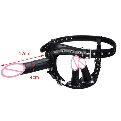 Strap-on Dildo ของเล่นทางเพศสำหรับองคชาต Dildo กางเกงใน dildo สวมใส่ได้ ของเล่นทางเพศสำหรับเลสเบี้ยน สตรี และคู่รัก Dildo สายรัดสามอันที่สมจริง