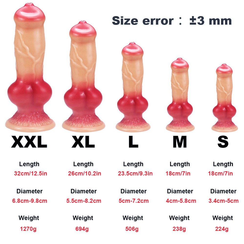 Big Bow สุนัข Dildo Sex เครื่องมือสำหรับผู้หญิงปลอม Anal อวัยวะเพศชายช่องคลอดกระตุ้นสัตว์ Didlos Anus ของเล่นเร้าอารมณ์ผลิตภัณฑ์สำหรับผู้ใหญ่