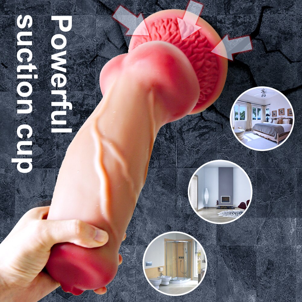 Big Bow สุนัข Dildo Sex เครื่องมือสำหรับผู้หญิงปลอม Anal อวัยวะเพศชายช่องคลอดกระตุ้นสัตว์ Didlos Anus ของเล่นเร้าอารมณ์ผลิตภัณฑ์สำหรับผู้ใหญ่