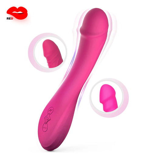 Dildo Vibrator สำหรับผู้หญิง, Clit Stimulator, ซิลิโคน G Spot ช่องคลอด Anal Vibrator, ผู้หญิง Masturbator, ผู้ใหญ่เซ็กซ์ทอยสำหรับผู้หญิง