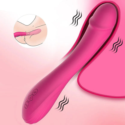 Dildo Vibrator สำหรับผู้หญิง, Clit Stimulator, ซิลิโคน G Spot ช่องคลอด Anal Vibrator, ผู้หญิง Masturbator, ผู้ใหญ่เซ็กซ์ทอยสำหรับผู้หญิง