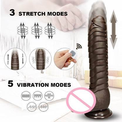 รีโมทคอนโทรล Dildo Vibrator ของเล่นทางเพศสำหรับผู้หญิง คู่รัก อวัยวะเพศชายขนาดใหญ่เสมือนจริง อุปกรณ์ช่วยสำเร็จความใคร่สำหรับผู้หญิง ร้านค้าทางเพศสำหรับผู้ใหญ่