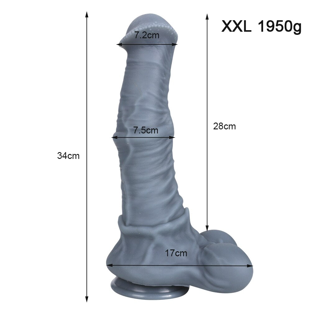 Dildo ม้าซิลิโคนยักษ์. สัตว์สมจริง. อวัยวะเพศชาย. การขยายทวารหนัก. ที่เสียบก้น. ของเล่นทางเพศ. ชายและหญิง masturbators. ช่องคลอด18