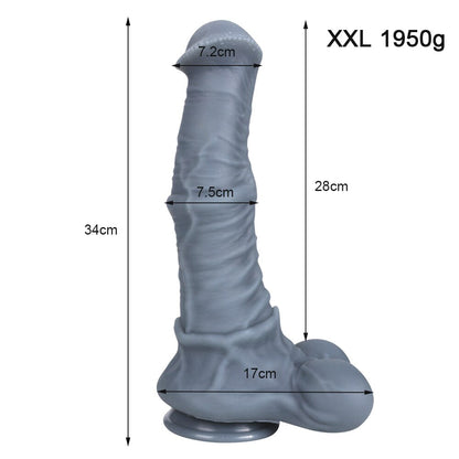 Dildo ม้าซิลิโคนยักษ์. สัตว์สมจริง. อวัยวะเพศชาย. การขยายทวารหนัก. ที่เสียบก้น. ของเล่นทางเพศ. ชายและหญิง masturbators. ช่องคลอด18