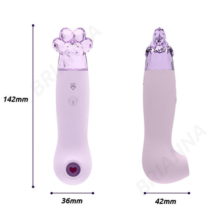 เครื่องดูดหัวหน่าว Fairy Clitoris Sucker เครื่องประดับหินคริสตัลประดิษฐ์ เครื่องสั่นดูดหัวหน่าว เครื่องกระตุ้นหัวหน่าว เครื่องดูดหัวนมสำหรับสตรี