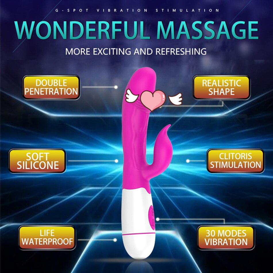 G Spot Dildo คู่ Vibrators สำหรับผู้หญิง Clitoris ช่องคลอดผลิตภัณฑ์เซ็กซี่ของเล่นสำหรับผู้ใหญ่18 XXX Intimate Goods shop