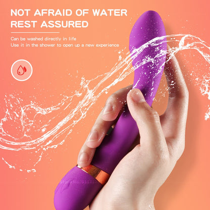 เครื่องนวดช่องคลอด G-Spot แบบสั่นที่มีประสิทธิภาพ สำหรับผู้หญิง กระตุ้นคลิตอริส Magic Wand ของเล่นผู้ใหญ่ 18+ เครื่องช่วยตัวเองสำหรับผู้หญิง