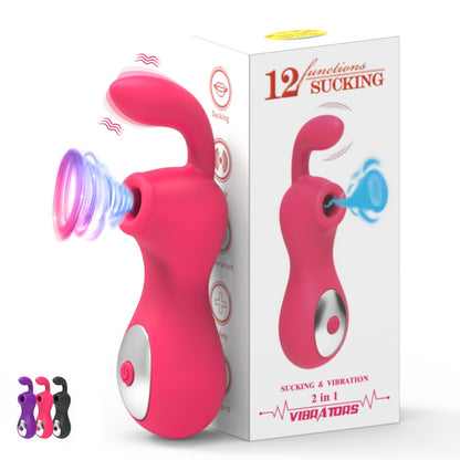 Clitoral Vibrator, Suction Vibrator, G-Spot Suction for Women, Nipple Stimulator, Vacuum Adult Sex Toys for Women