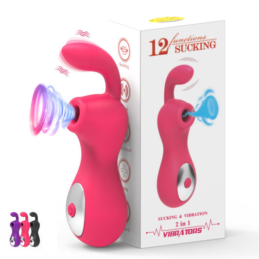 Clitoral Vibrator, Suction Vibrator, G-Spot Suction for Women, Nipple Stimulator, Vacuum Adult Sex Toys for Women