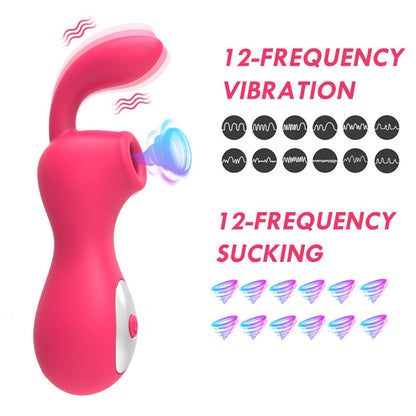 Clitoral Vibrator, Suction Vibrator, G-Spot Suction for Women, Nipple Stimulator, Vacuum Adult Sex Toys for Women