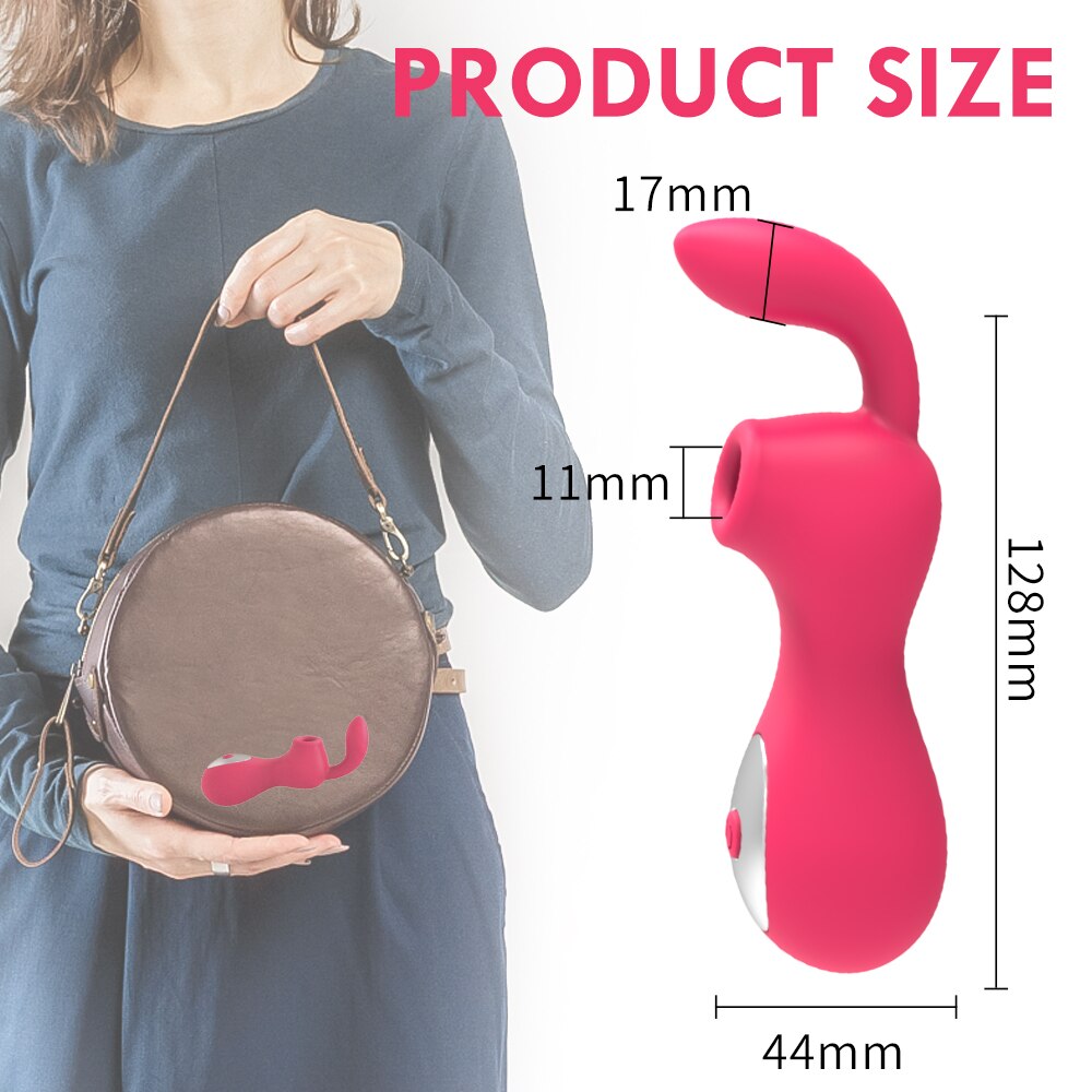 Clitoral Vibrator, Suction Vibrator, G-Spot Suction for Women, Nipple Stimulator, Vacuum Adult Sex Toys for Women
