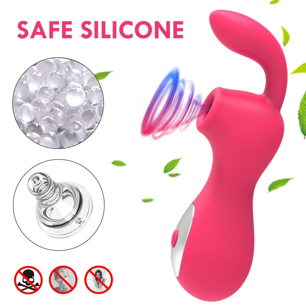 Clitoral Vibrator, Suction Vibrator, G-Spot Suction for Women, Nipple Stimulator, Vacuum Adult Sex Toys for Women