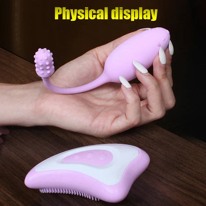 G spot Bullet เครื่องสั่นรูปไข่สำหรับจุดจี เครื่องสั่นแบบใส่ช่องคลอด ลูกบอลเบ็นวา ลูกบอลใส่ทางทวารหนัก กระตุ้นหัวนม ของเล่นทางเพศสำหรับผู้หญิงควบคุมไร้สาย