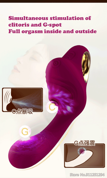เครื่องกระตุ้นไฟฟ้าแบบดูด Leten Heating Vibration สำหรับกระตุ้นคลิตอริส อุปกรณ์สำเร็จความใคร่หญิง ของเล่นดูดสำหรับนวดทางเพศสำหรับผู้ใหญ่