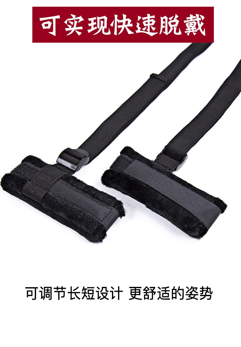 SM Bondage Restraints อุปกรณ์ช่วยสำเร็จความใคร่สำหรับผู้หญิงและคู่รัก สายรัดข้อมือ ที่รัดคอ ที่รัดข้อเท้า เกมสำหรับผู้ใหญ่ อุปกรณ์ทางเพศ