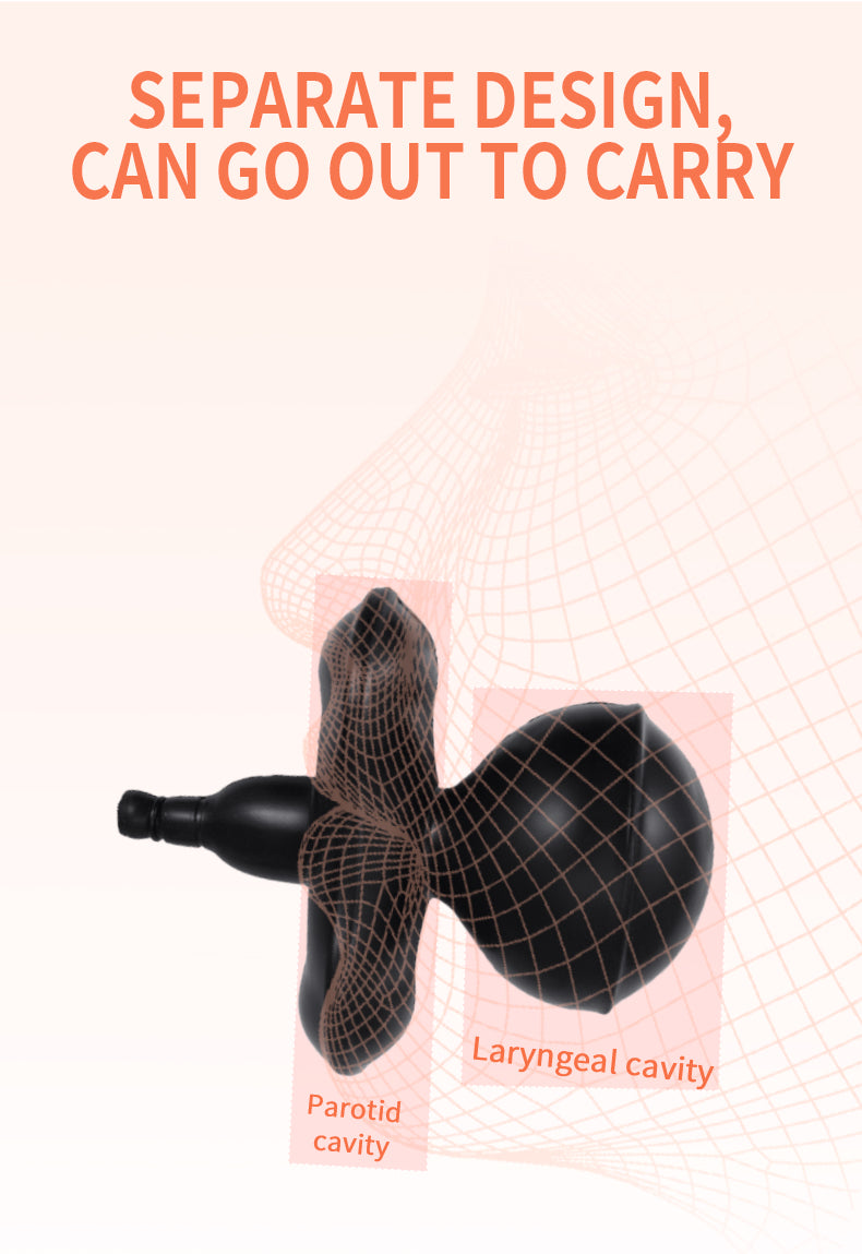 BDSM ปลอกรัดปากขนาดใหญ่พิเศษ แบบไร้สาย ชนิดเป่าลม ที่ถ่างขยายช่องปาก อุปกรณ์ควบคุมสำหรับคู่รักและทาส (สำหรับผู้ใหญ่)