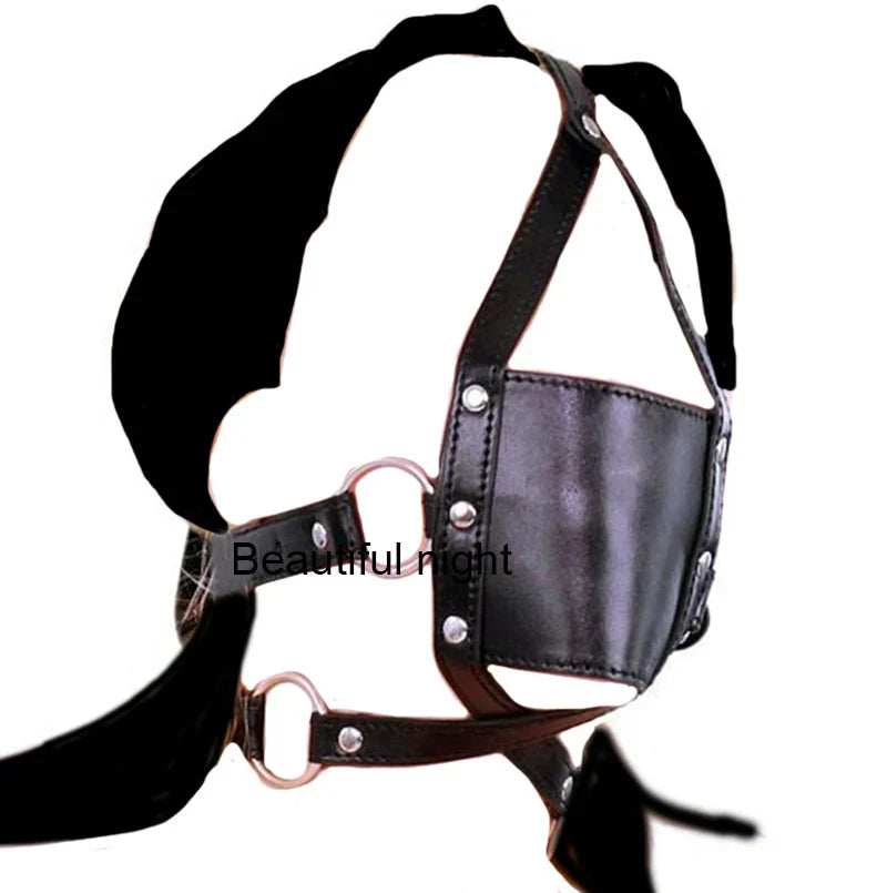 ห่วง/แมงมุม/บอลแก๊ก BDSM หน้ากากหนังปิดปาก. ผ้าปิดตาที่รัดตรึง.ของเล่นทางเพศ SM สำหรับคู่รัก