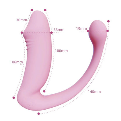 Female remote control vibrator Dildo G Spot Clitoris Stimulator 2-Motor Female Masturbation Anal Plug Sex Toy