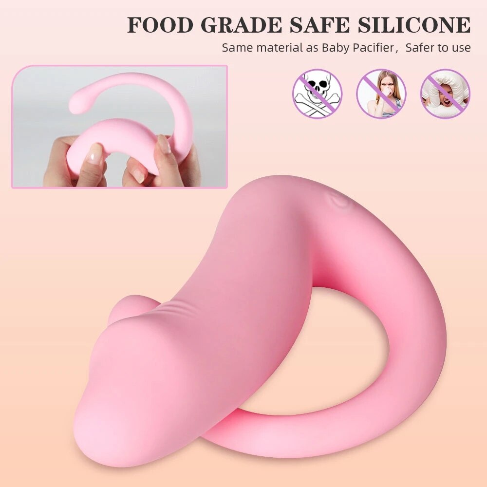 Female remote control vibrator Dildo G Spot Clitoris Stimulator 2-Motor Female Masturbation Anal Plug Sex Toy