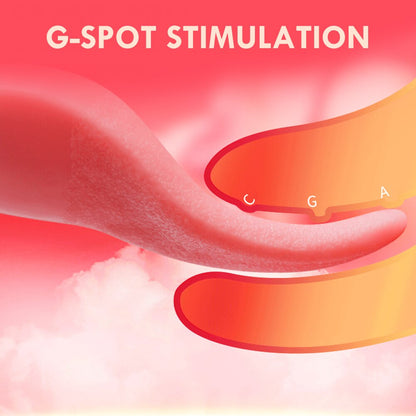 ผู้หญิงลิ้นเลียเครื่องอุ่น G Spot Clitoris ช่องคลอด ทวาร หัวนม กระตุ้นเซ็กซ์ทอยสำหรับผู้หญิง Masturbator