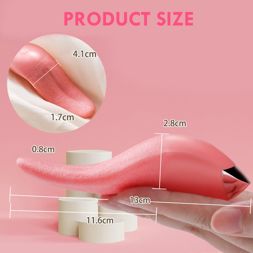 ผู้หญิงลิ้นเลียเครื่องอุ่น G Spot Clitoris ช่องคลอด ทวาร หัวนม กระตุ้นเซ็กซ์ทอยสำหรับผู้หญิง Masturbator