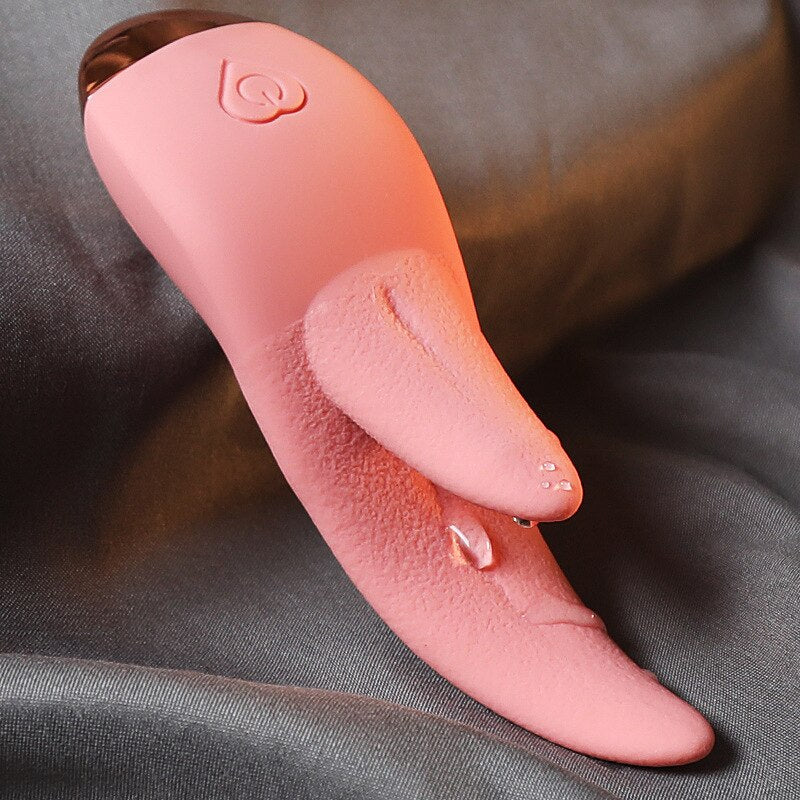 ผู้หญิงลิ้นเลียเครื่องอุ่น G Spot Clitoris ช่องคลอด ทวาร หัวนม กระตุ้นเซ็กซ์ทอยสำหรับผู้หญิง Masturbator