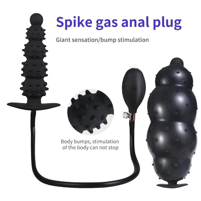 Hannibal Expand ปลั๊กทวารแบบเป่าลม จุกเสียบทวารใหญ่พิเศษ ของเล่นกระตุ้นอารมณ์สำหรับหญิง/ชาย เครื่องช่วยสำเร็จความใคร่ชาย เครื่องนวดต่อมลูกหมาก ของเล่นทางทวารใหญ่