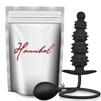 Hannibal Expand ปลั๊กทวารแบบเป่าลม จุกเสียบทวารใหญ่พิเศษ ของเล่นกระตุ้นอารมณ์สำหรับหญิง/ชาย เครื่องช่วยสำเร็จความใคร่ชาย เครื่องนวดต่อมลูกหมาก ของเล่นทางทวารใหญ่