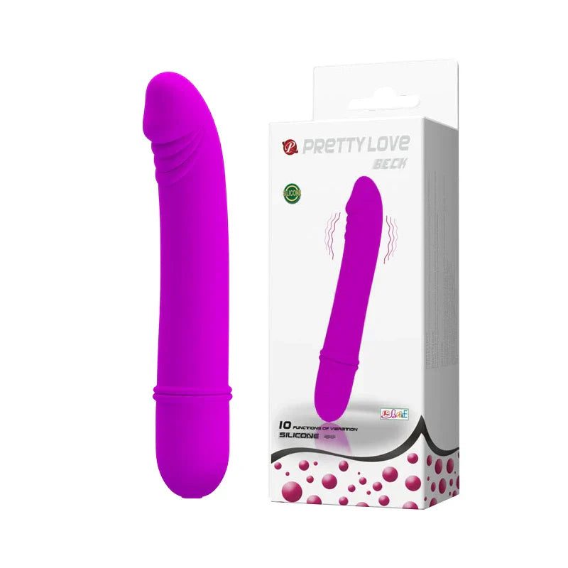 ของเล่นทางเพศสำหรับผู้หญิง เครื่องสั่น G-Spot รูปทรงเหมือนจริง มีระบบสั่น 10 แบบ ช่วยกระตุ้นคลิตอริส