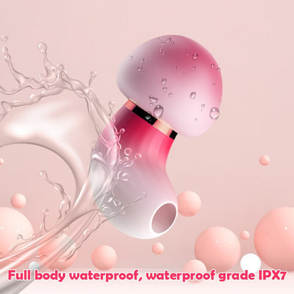 เห็ด Vibrators ไข่ผู้หญิง 6 โหมดการสั่นสะเทือน เซ็กซ์ทอยสำหรับผู้หญิง Strong ดูดแบบพกพา ของเล่นผู้ใหญ่สำหรับผู้หญิง