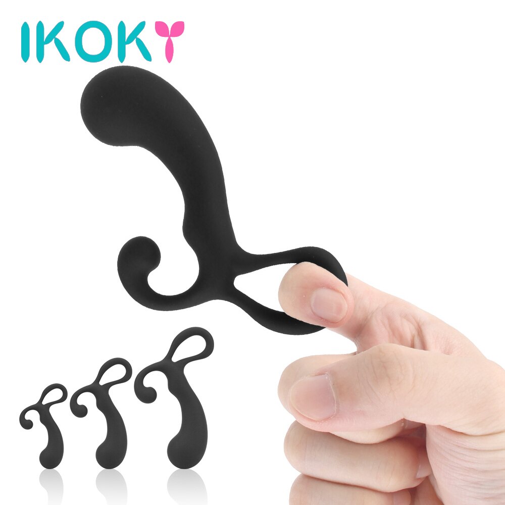 IKOKY อุปกรณ์ฝึก Anal Plug ชุดอุปกรณ์เสียบก้น 3 ขนาด มินิดิลโด้ เครื่องนวดต่อมลูกหมาก ของเล่นทางเพศสำหรับผู้หญิง ผู้ชาย มือใหม่ ซิลิโคน ร้านขายอุปกรณ์ทางเพศ