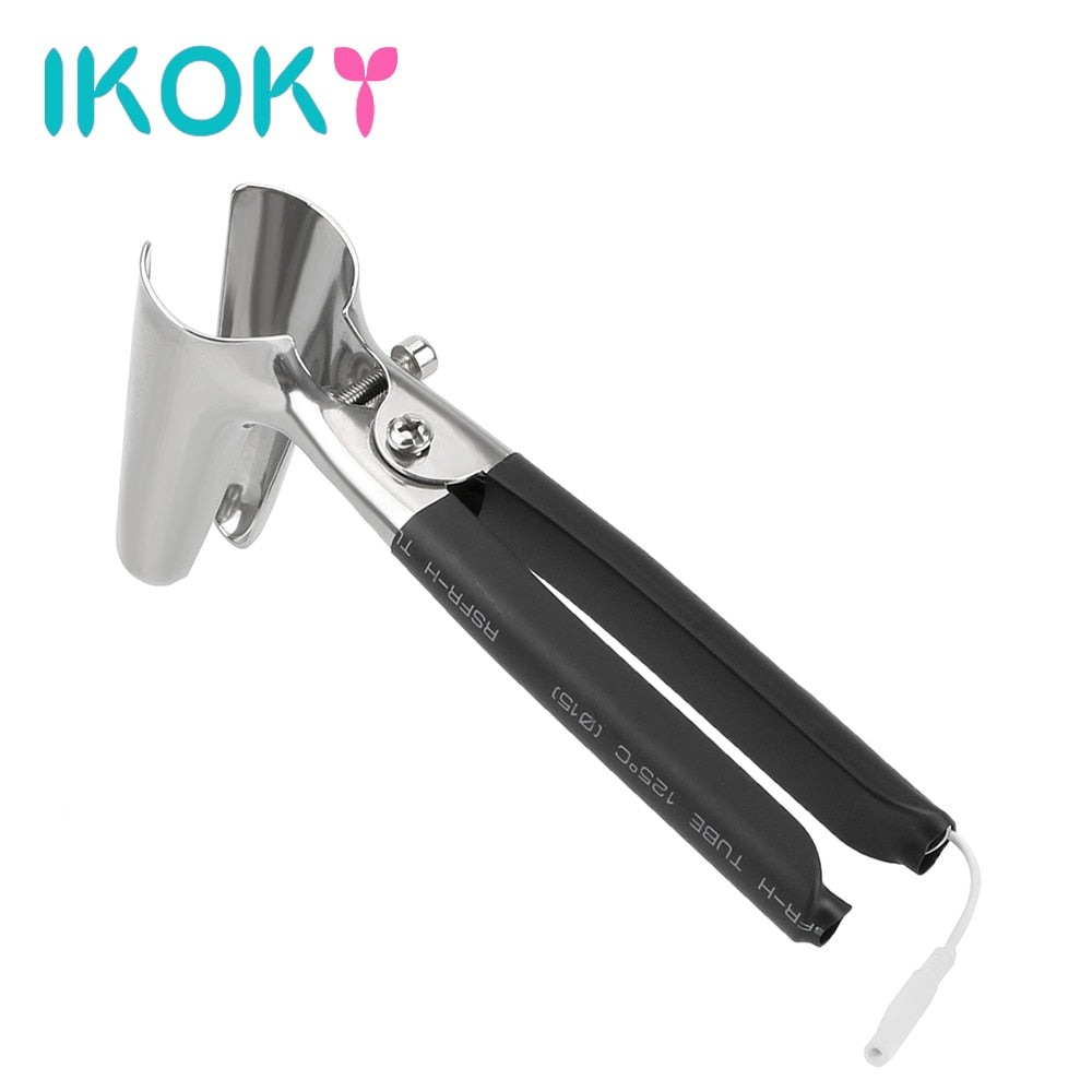IKOKY อุปกรณ์ขยายทวารไฟฟ้า สเปกูลัมขยายทวาร ช่องคลอด แบบใช้แล้วทิ้ง ของเล่นสำหรับผู้หญิง สแตนเลส