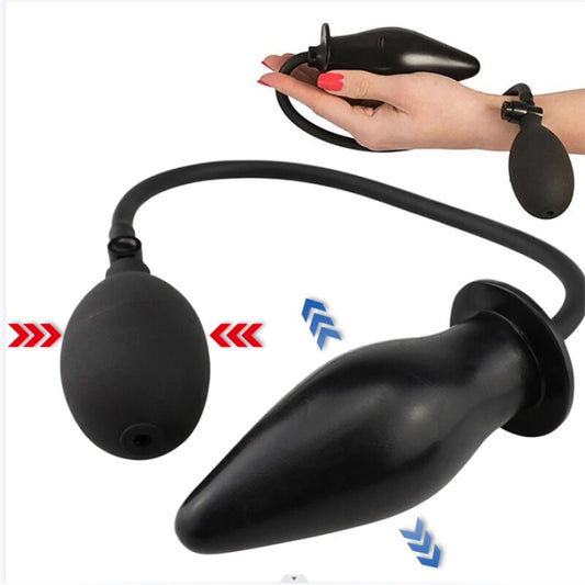 Inflatable Anal Plug ชาย Sissy เริ่มต้น Butt Plug ชุด Dildo Anal ปั๊มผู้ใหญ่อุปกรณ์เซ็กซ์ทอยสำหรับผู้หญิงผู้ชายเกย์ I122W