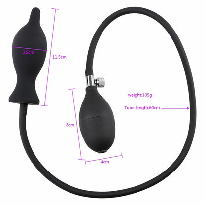 Inflatable Anal Plug ชาย Sissy เริ่มต้น Butt Plug ชุด Dildo Anal ปั๊มผู้ใหญ่อุปกรณ์เซ็กซ์ทอยสำหรับผู้หญิงผู้ชายเกย์ I122W