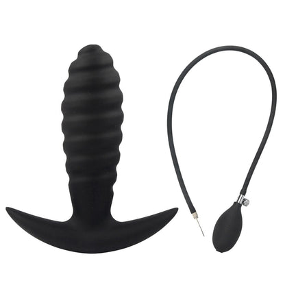 Inflatable Anal Plug, ปลั๊กซิลิโคน Super Big Butt, Dildo, เครื่องนวดต่อมลูกหมาก, Anus Extender Dilatador, ของเล่นทางเพศสำหรับผู้หญิง