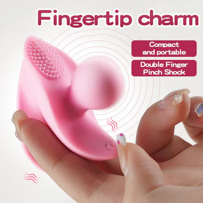 เครื่องนวดแบบสั่นสำหรับผู้หญิงแบบสวมใส่ที่มองไม่เห็น กระตุ้นจุดซ่อนเร้น (G-Spot) ไข่สั่น ผลิตภัณฑ์สำหรับผู้ใหญ่ เซ็กส์ทอย