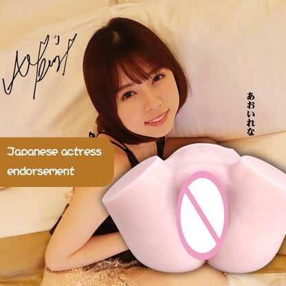 ของเล่นทางเพศสำหรับผู้ชาย มาสเตอร์เบเตอร์ หุ่นยางญี่ปุ่นเซ็กซี่ 2 กิโลกรัม สะโพกใหญ่ ช่องคลอดและทวารเทียม 2 ช่องสำหรับผู้ชาย