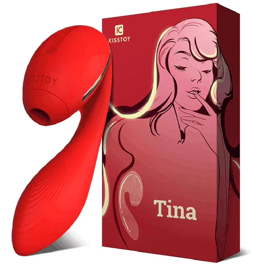 KISTOY Tina เครื่องดูดสั่นสำหรับผู้หญิง แรงสั่นสะเทือนทรงพลัง กระตุ้น G-spot และ Clitoris เซ็กส์ทอย