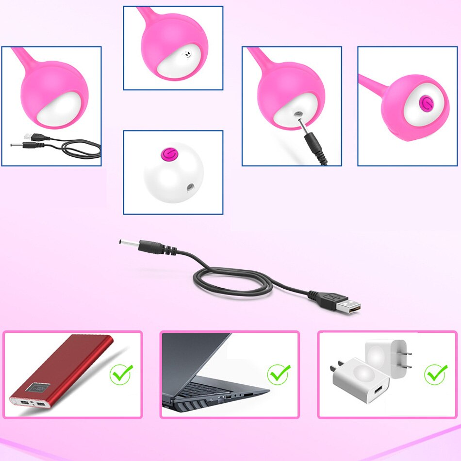 Ben 10 รีโมทควบคุม Kegel ลูกปัดช่องคลอดสั่นสำหรับผู้หญิง ผลิตภัณฑ์เซ็กซ์ทอยสำหรับผู้ใหญ่