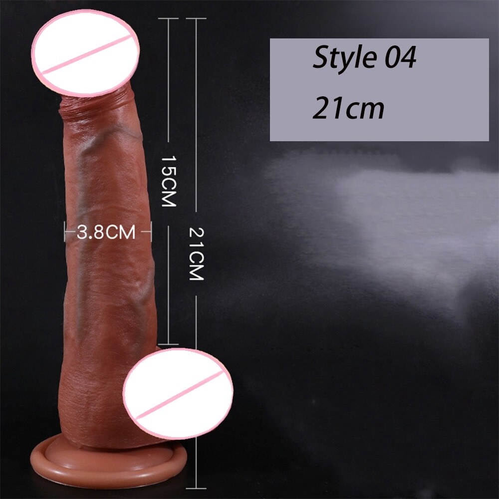 Realistic Big Penis Dildos with Suction Cup for Women Lesbian Toy Big Fake Dick Silicone Masturbation Adult Sex Products