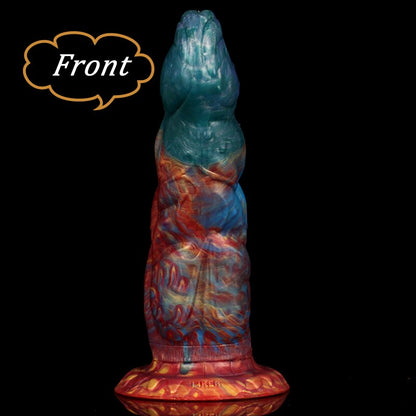 LUUK 6CM Thick Streamer Color Dildo Huge Glans Anal Plug with Powerful Sucker Sex Toys for Women Sexual Fantasy Products