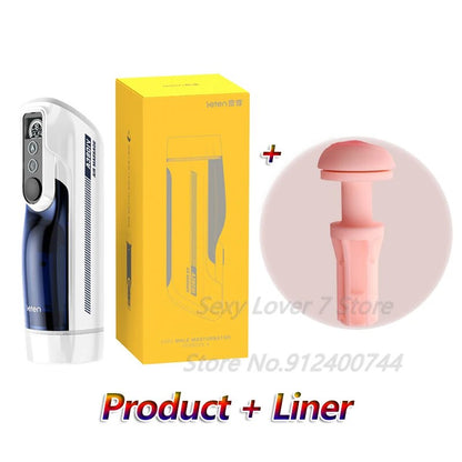 Leten A380 III อัพเกรดลูกสูบ Telescopic Masturbator ช่องคลอดเทียมแบบร้อน การกระแทก การคราง อุปกรณ์ช่วยสำเร็จความใคร่ด้วยตนเองสำหรับผู้ชาย