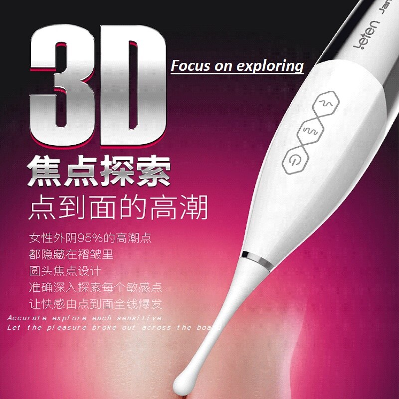 Leten Clit G-Spot Stimulator อัลตราโซนิก เครื่องสั่นความถี่สูง ออร์แกสมเร็ว ของเล่นทางเพศซิลิโคนสำหรับผู้หญิง