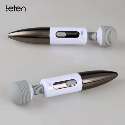 Leten Lightning เครื่องสั่นหัวใหญ่สำหรับช่วยตัวเองของผู้หญิง อุปกรณ์นวด AV Magic Wand กระตุ้นหัวนมและจุดซ่อนเร้น ของเล่นทางเพศสำหรับผู้หญิง