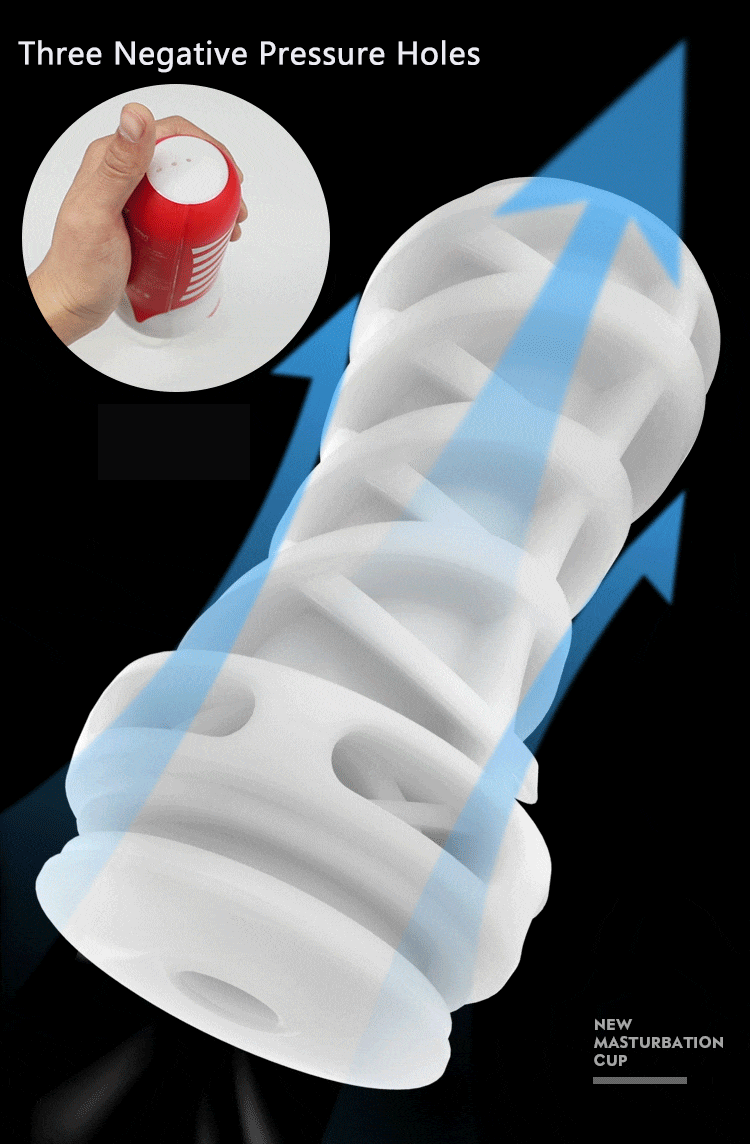 Leten Masturbator สำหรับผู้ชาย ของเล่นสำหรับผู้ชาย ผลิตภัณฑ์ดูดอากาศสามช่องทาง อัตโนมัติเต็มรูปแบบ เสียงครางของผู้หญิง ผิวเสมือนจริงสำหรับผู้ชาย
