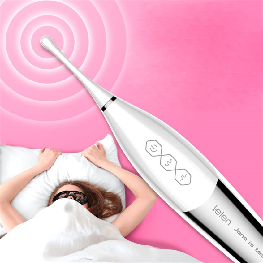 เครื่องนวดกระตุ้นปุ่มกระสัน USB Leten เครื่องสั่นความถี่สูง ออแกซึมเร็ว เครื่องช่วยตัวเองสำหรับผู้หญิง เครื่องสั่นสำหรับปุ่มกระสัน