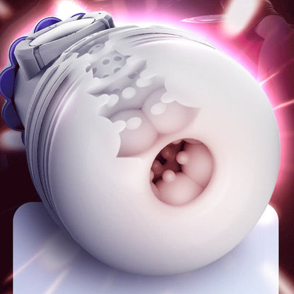 Vortex สเปรย์ 20 - เครื่องกระตุ้นองคชาตระบบสั่นแบบถ้วยดูดสุญญากาศแบบโต้ตอบด้วยเสียงของเล่นผู้ใหญ่ในห้องนอนสำหรับผู้ชาย