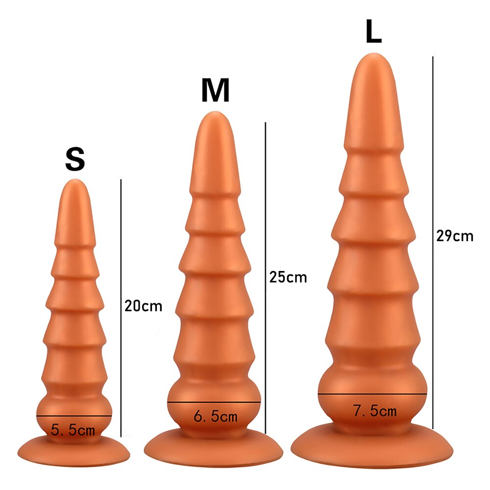 จุกเสียบทางทวารหนักขนาดใหญ่ซิลิโคนเหลว Dildos ผลิตภัณฑ์ทางเพศ จุกเสียบก้นขนาดใหญ่ อวัยวะเพศที่อ่อนนุ่ม ตัวขยายทวารหนัก กระตุ้นช่องคลอดและทวารหนัก ของเล่นทางเพศ Dick